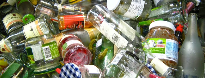 Nascheiding glas uit huisvuil | Afvalcontainerbestellen.nl