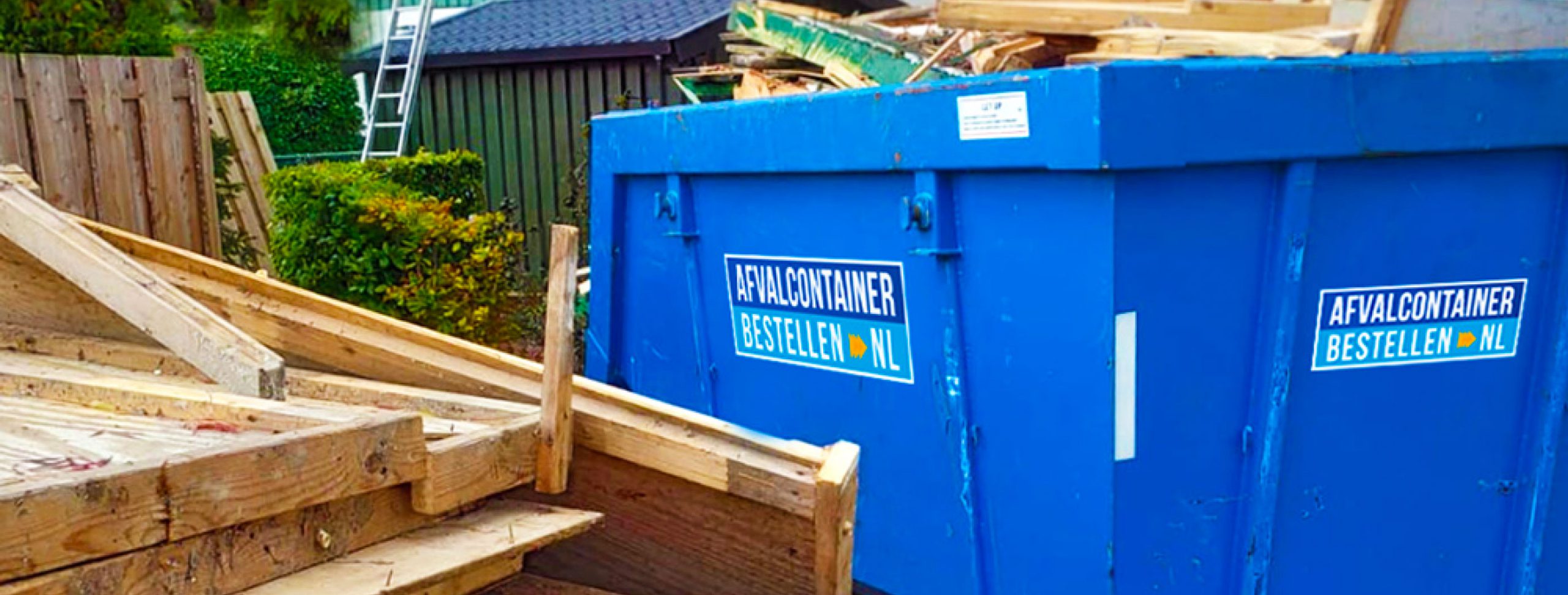 Container voor hout afvoeren | Afvalcontainerbestellen.nl